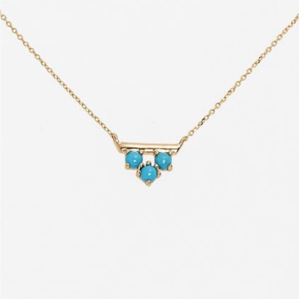 Bony Levy Triangle Turquoise Necklace